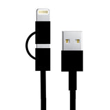 Celltronix Black 2-in-1 Micro USB / Lightning Sync Charge Cable