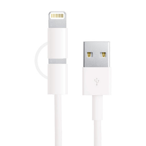 Celltronix White 2-in-1 Micro / Lightning USB Charge Sync Cable