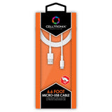 6 Foot Lighted Tip USB Charge & Sync Cables by Celltronix