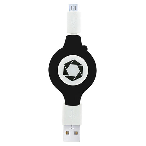 Retractable Micro-USB Sync/Charge Cable by Celltronix