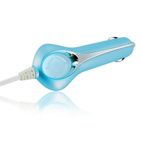 Lady Power, by Celltronix, Baby Blue Interchangeable Tip Car Charger