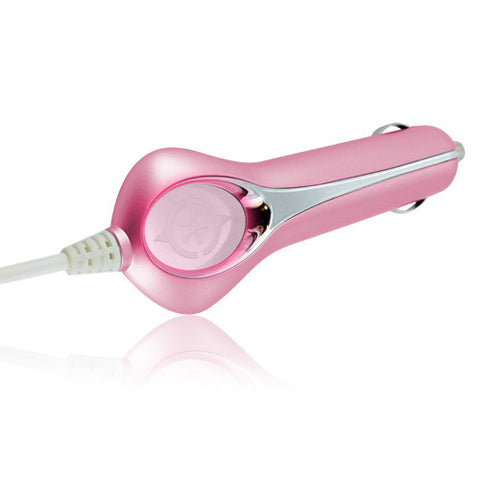 Lady Power, by Celltronix, Powder Pink Interchangeable Tip Car Charger